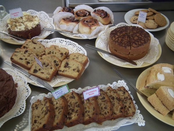 Some of the food on offer